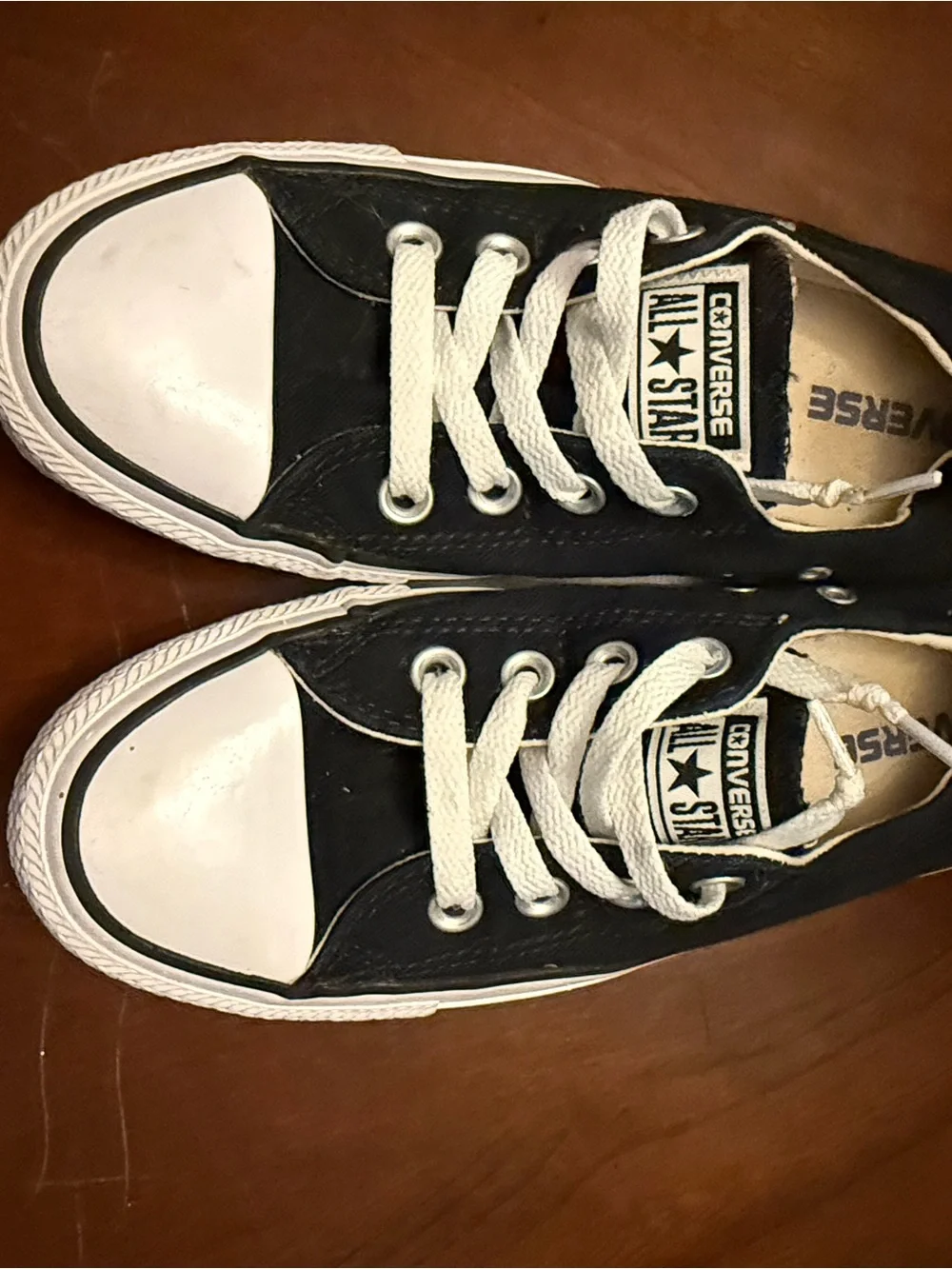 Converse Black and White Low-Top Slip-On Sneakers - Picture 3 of 6